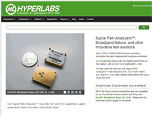 Tablet Screenshot of hyperlabsinc.com